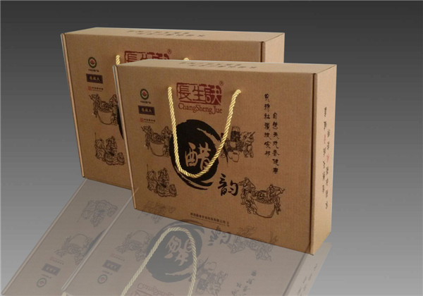 長生(shēng)訣食(shí)用醋禮品(pǐn)盒包裝(zhuāng)案例